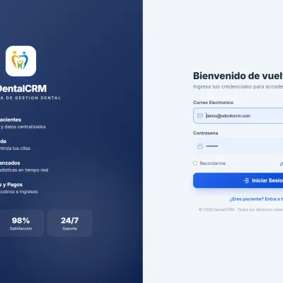 Sistema de Clínica Dental CRM